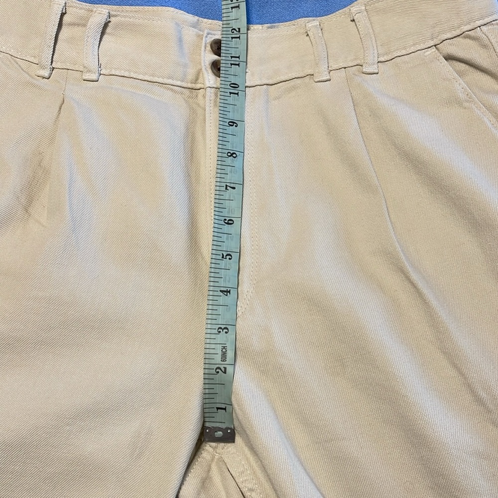 SOLD Banana Republic Twill Cargo Pant Transition Cream size 8 NWT - Picture 9 of 11